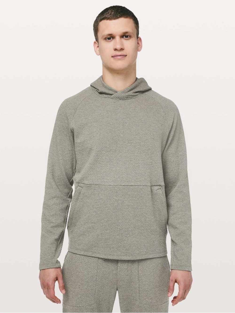 Lululemon At Ease Hoodie in Heather Grey Sage